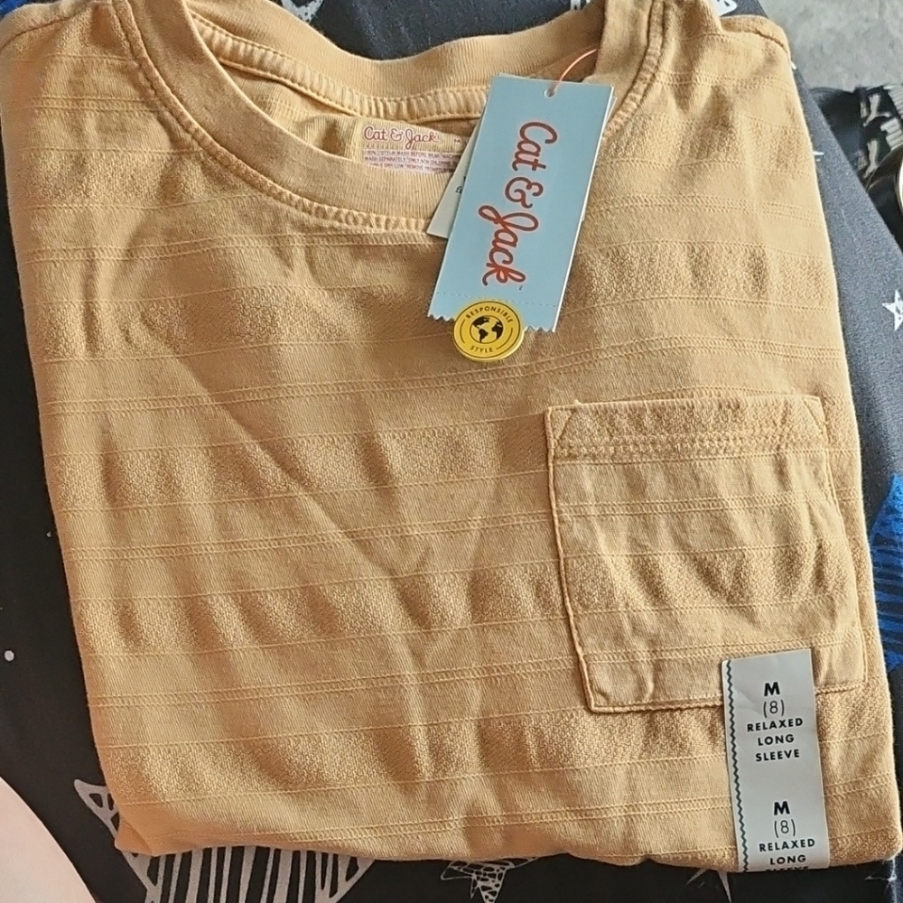 Cat & Jack Golden Long Sleeve Tee